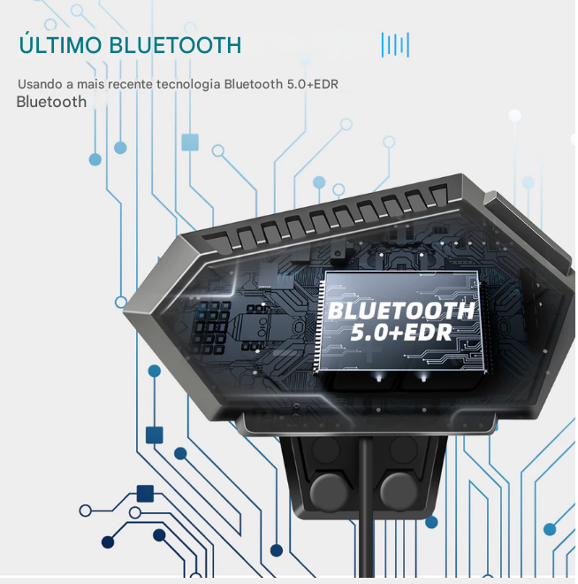 Fone De Ouvido De Motocicleta Sem Fio BT12