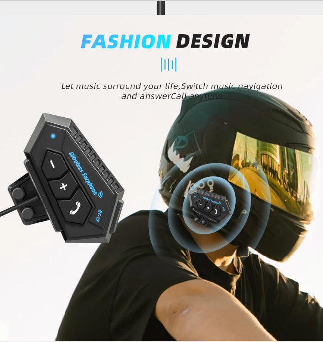 Fone De Ouvido De Motocicleta Sem Fio BT12