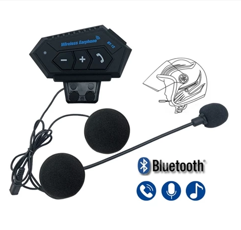 Fone De Ouvido De Motocicleta Sem Fio BT12