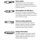StripLamp  Lanterna de Cabeça Recarregável