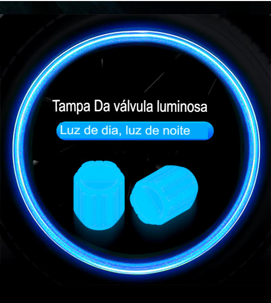 Conjunto de válvulas de pneus Brilhantes para Automóveis